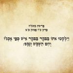 וַיִּלְקְטוּ אֹתוֹ בַּבֹּקֶר בַּבֹּקֶר אִישׁ כְּפִי אָכְלוֹ וְחַם הַשֶּׁמֶשׁ וְנָמָס.