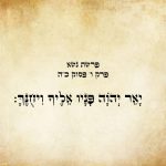המילים "יאר ה' פניו אליך ויחנך:" מתוך ספר במדבר, פרשת נשא, פרק ו', פסוק כ"ה. הטקסט כתוב באותיות עבריות מנוקדות על רקע דמוי נייר.